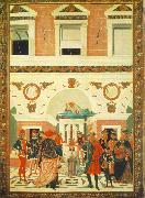 Pietro Perugino The Miracles of San Bernardino: The Healing of a Mute china oil painting artist